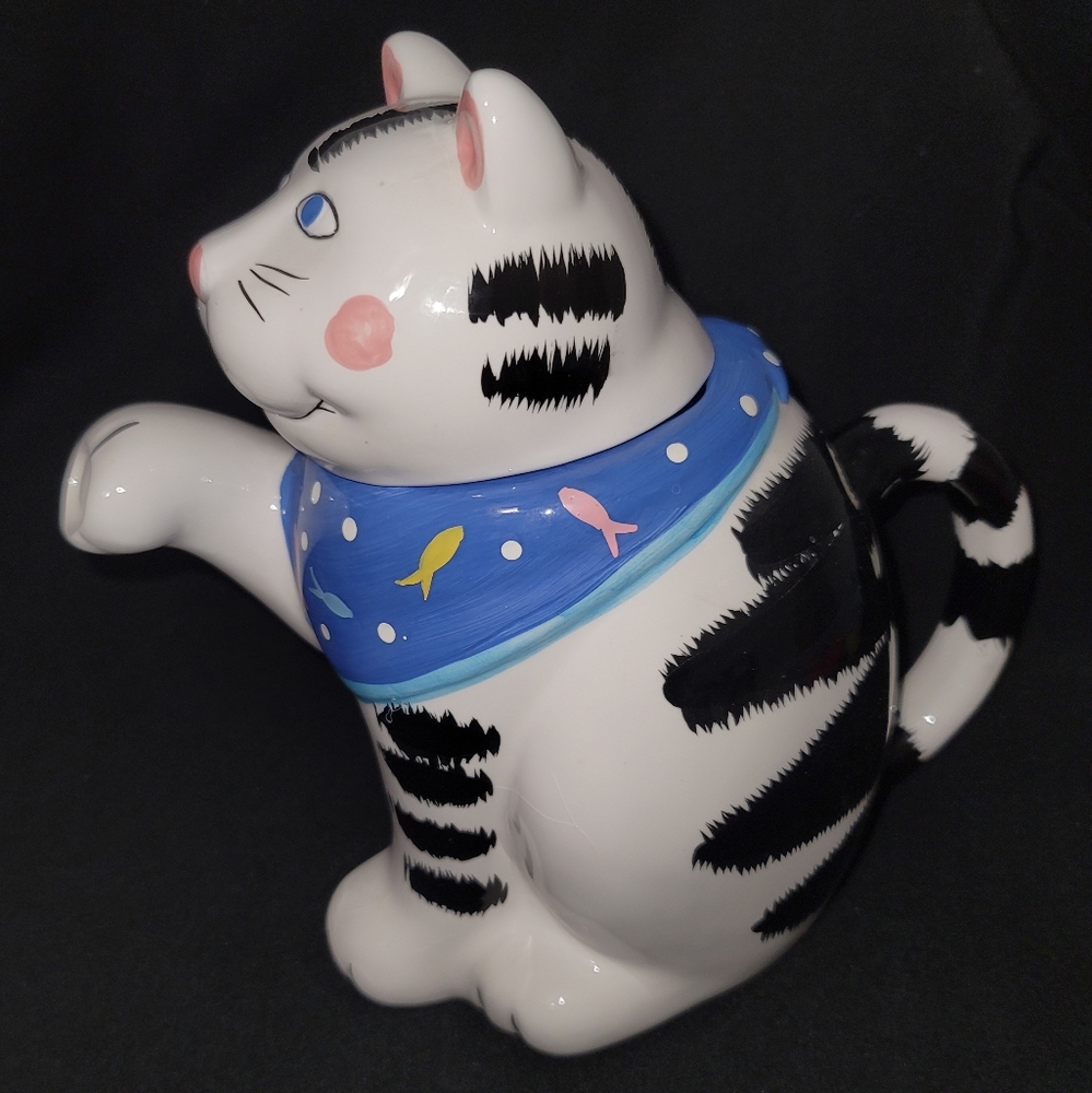 90's Coco Dowley  Ceramic Cat Pitcher